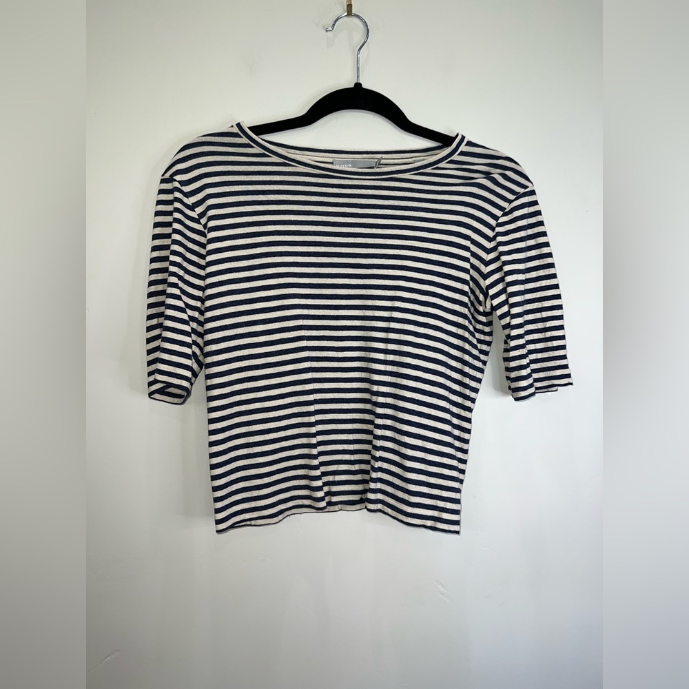 Vince Silk Stripe Top